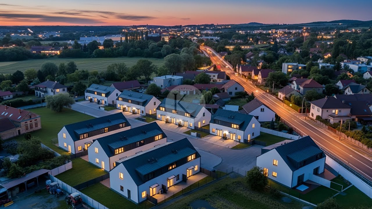 Moderní Malín – nízkoenergetické domy 5+kk | karolina.estate