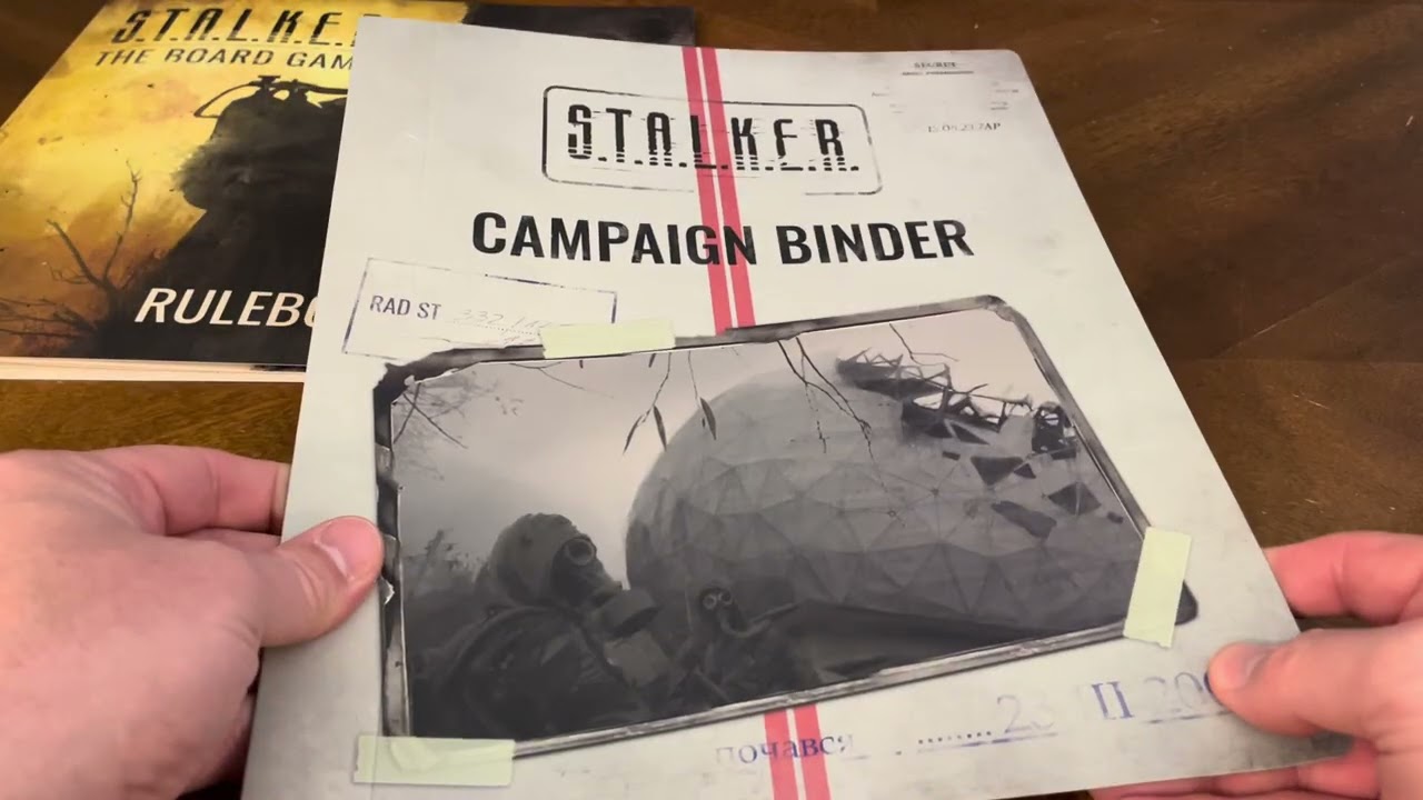 S.T.A.L.K.E.R: The Board Game (Unboxing #