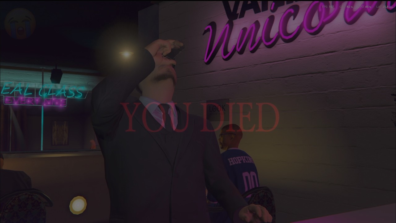 Dying Repeatedly in GTA