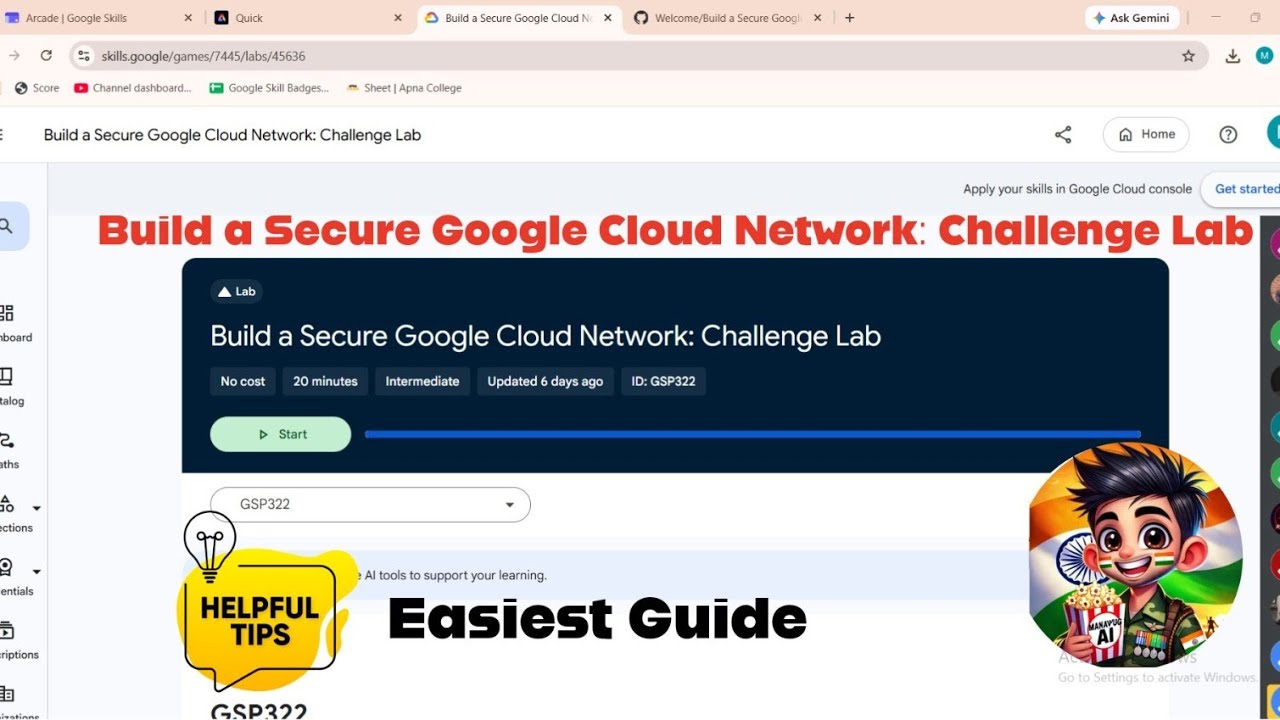 Build a Secure Google Cloud Network: Challenge Lab #GSP322 #qwiklabsarcade2026