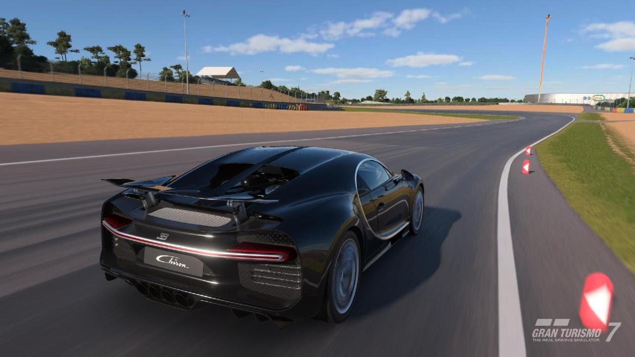 グランツーリスモ 7よりル・マン24hサーキットを走るシロン🏁🚗🎮