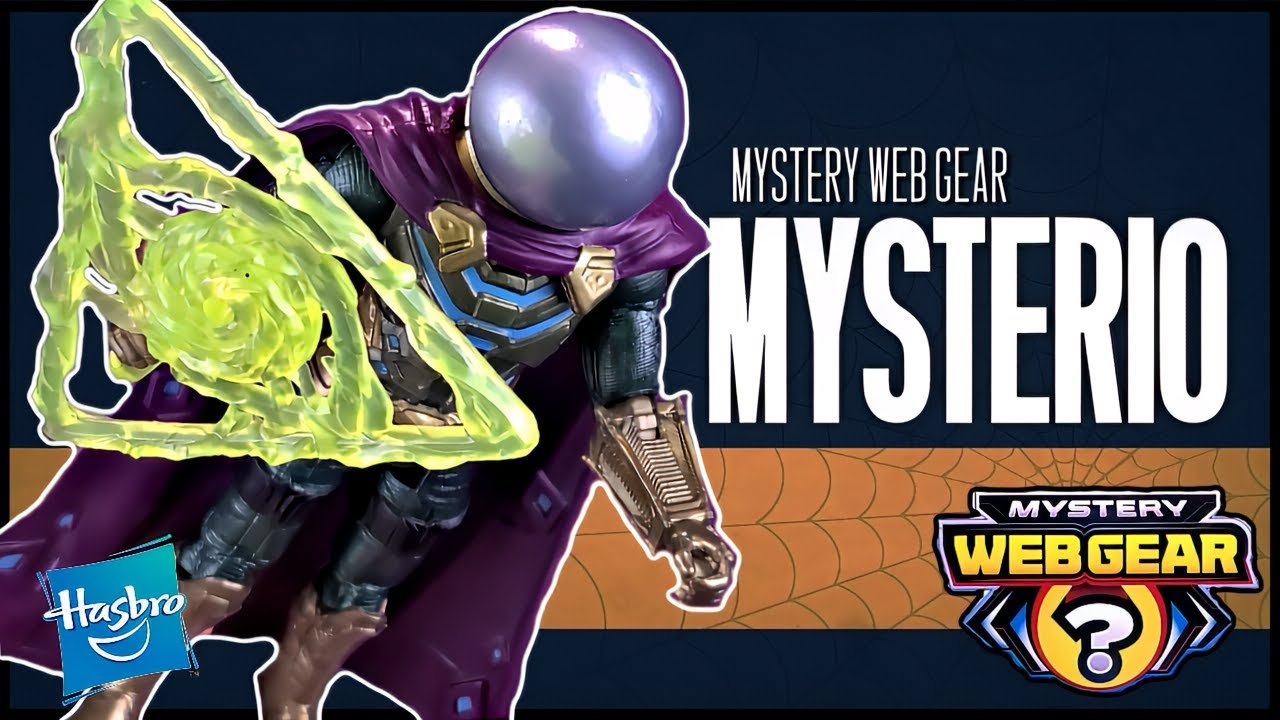 Hasbro Spider-Man Mystery Web Gear Mysterio Figure @The Review Spot