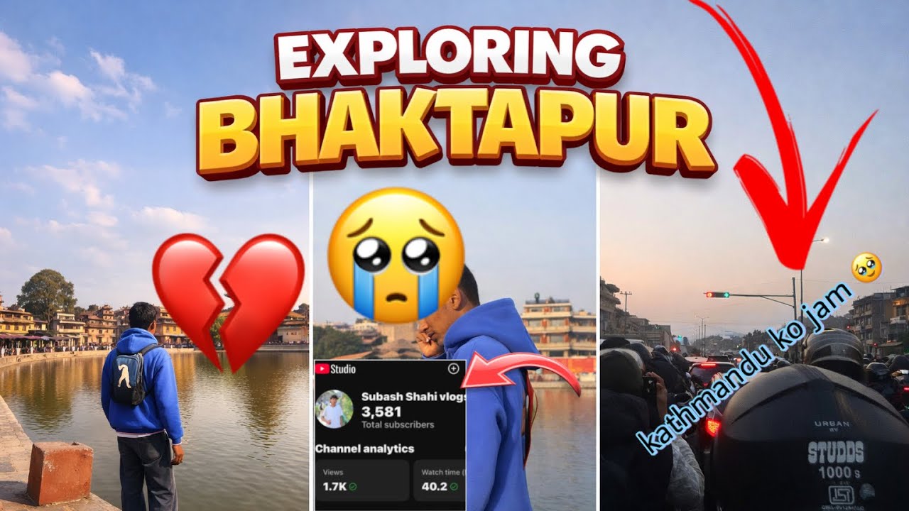 Bhaktapur 5 Tale mandir Kasto Jado Ho 🥶🥶Mukha Dhuna Dar lag Xa yrr 🤣🤣🤣🥶 subash shahi vlogs 😍✅