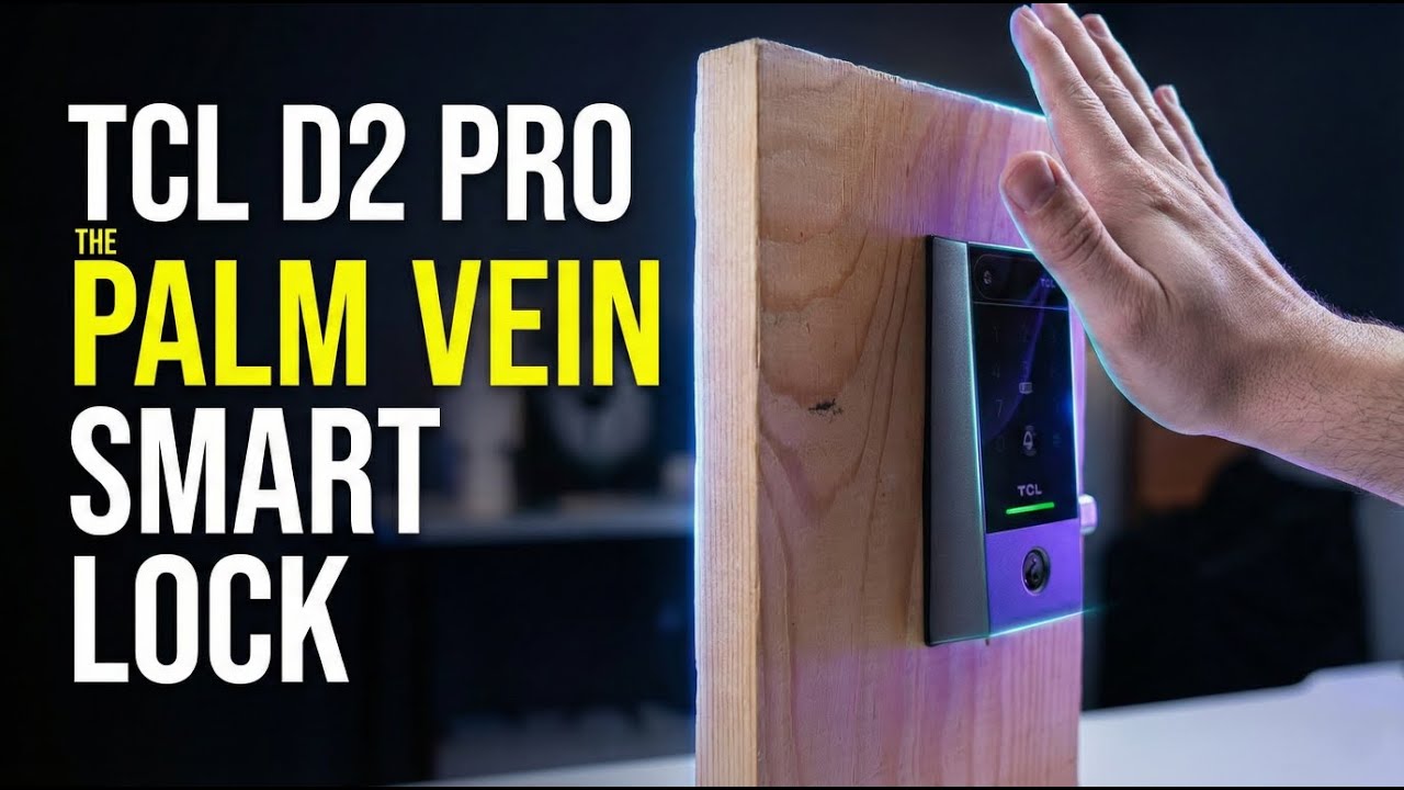 Обзор умного замка TCL D2 Pro с функцией распознавания вен ладони.