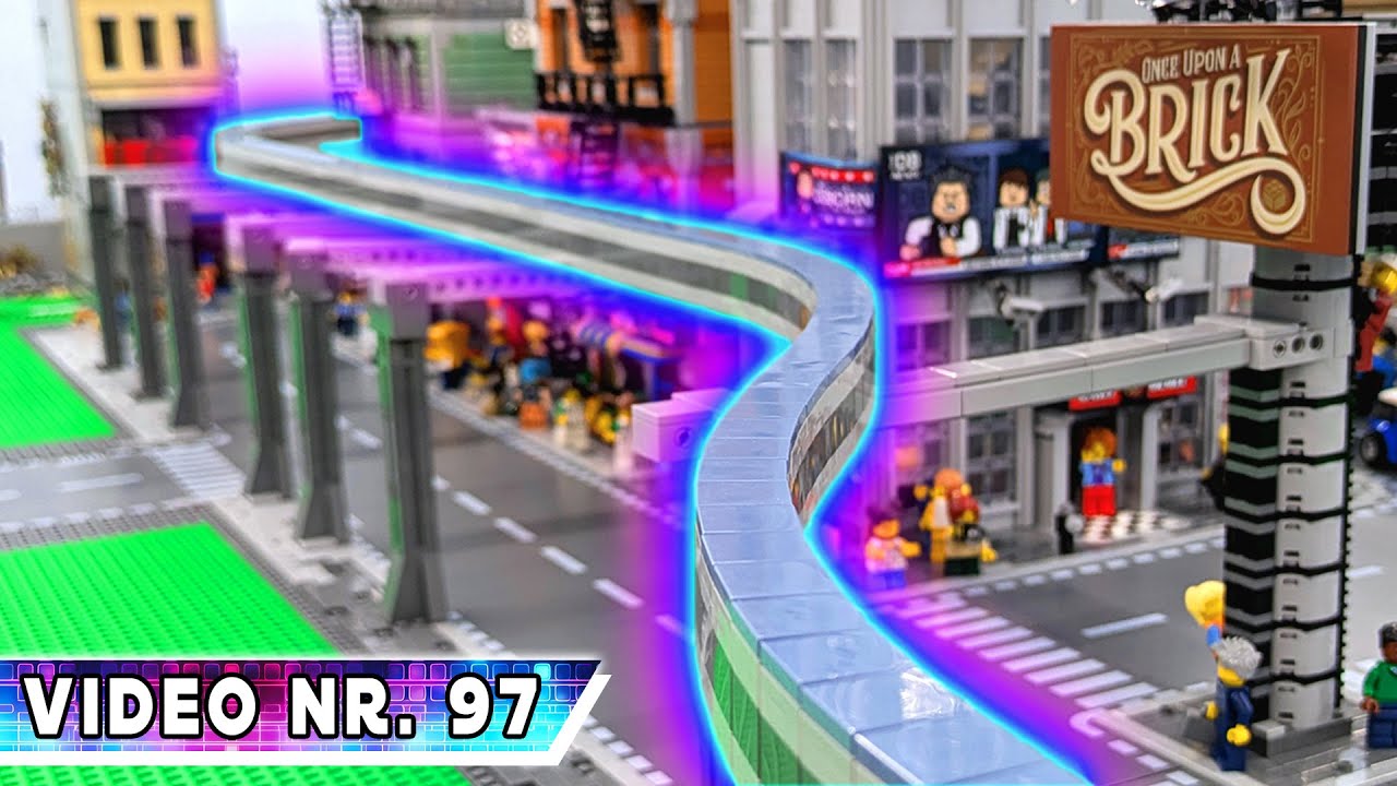 ILLEGALE Monorailschienen & 2 neue Stadthäuser | Meine Lego Stadt (New York & Marvel) Video Nr.: 97
