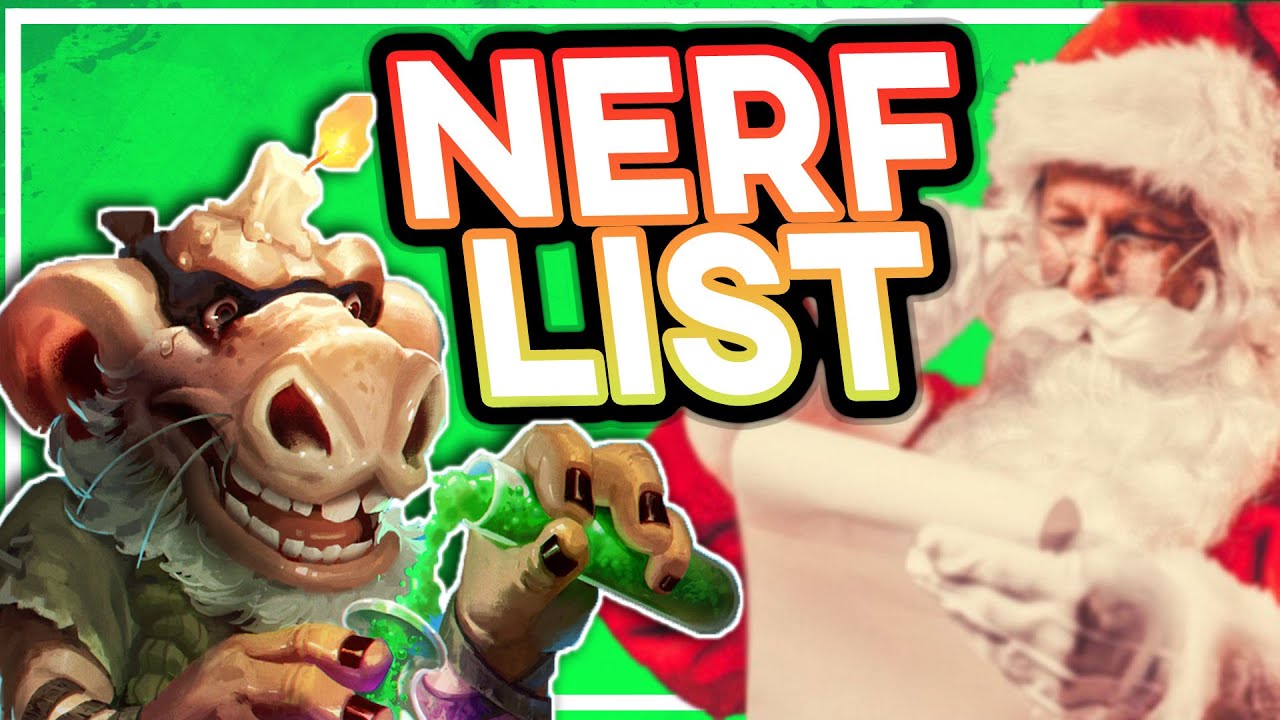 Necrium Apothecary is on The Nerf List