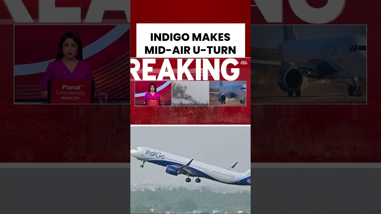IndiGo Flight to Manchester Makes Mid-Air U-Turn, Returns to Delhi #indigoflight #ethiopia