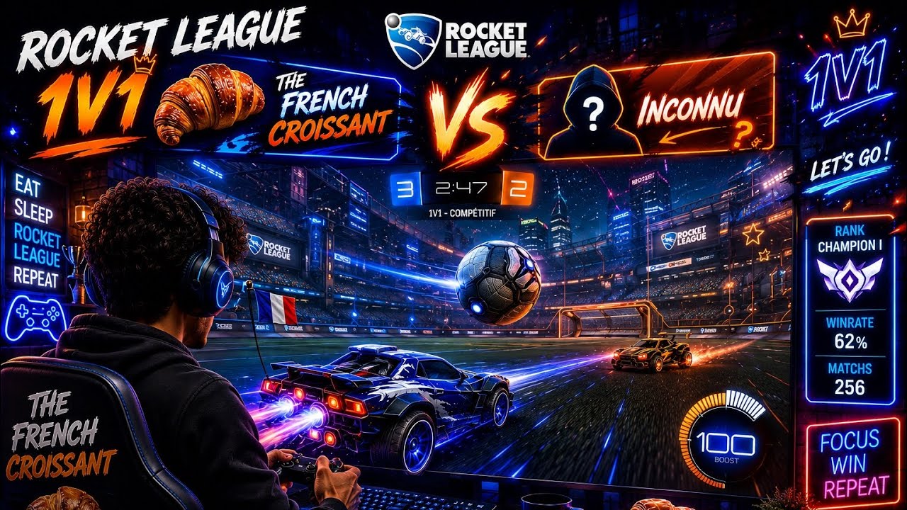 Je montre mon niveau Rocket League.