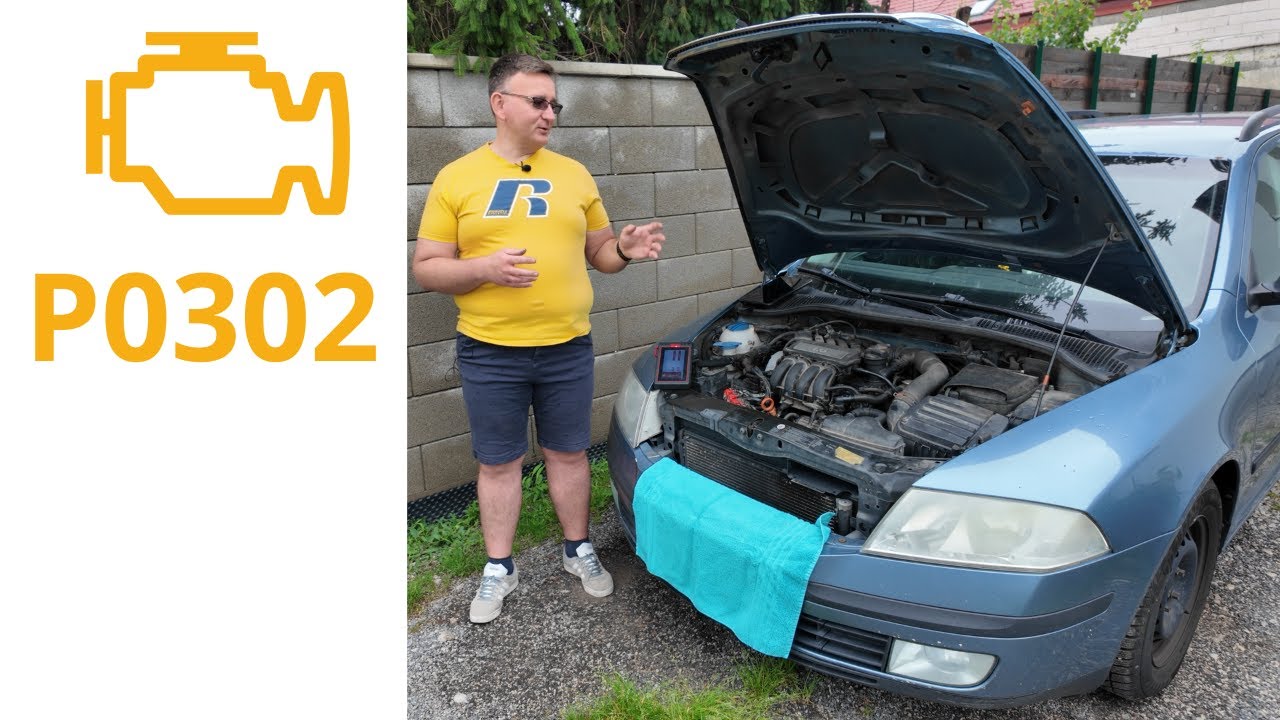 P0302 na Škode Octavia II 1.6 75 kw BSE