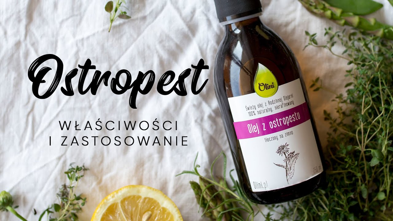 Ostropest plamisty - nasiona ostropestu i olej z ostropestu - właściwości i zastosowanie