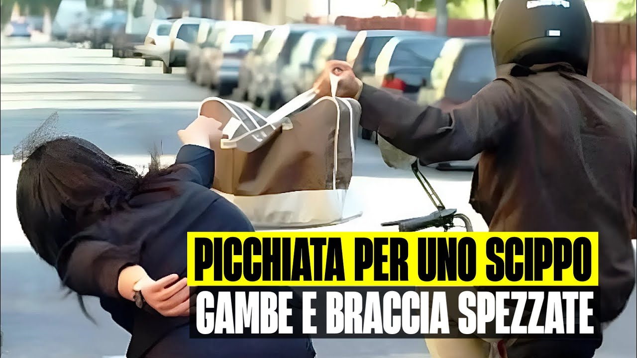 PICCHIA DONNA IN STRADA PER RUBARLE LA BORSETTA: BRACCIA E GAMBE SPEZZATE. ORRORE A CASORIA