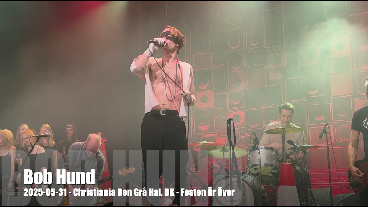 Bob Hund - Festen Är Över - 2025-05-31 - Copenhagen Den Grå Hal, DK