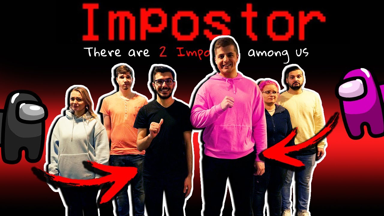 AMONG US IN REAL LIFE ABER ES GIBT 2 IMPOSTOR! Challenge in riesiger Halle!