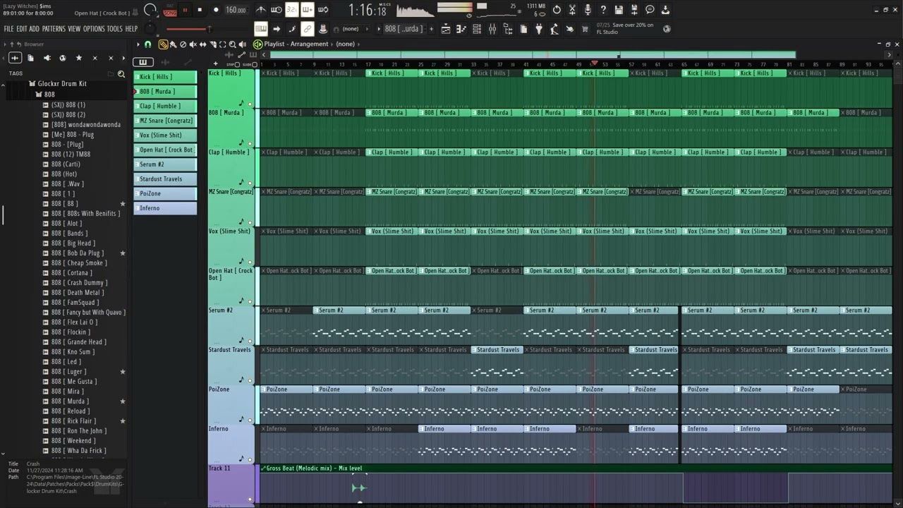 Djent X Jerk Type Beat - Sims