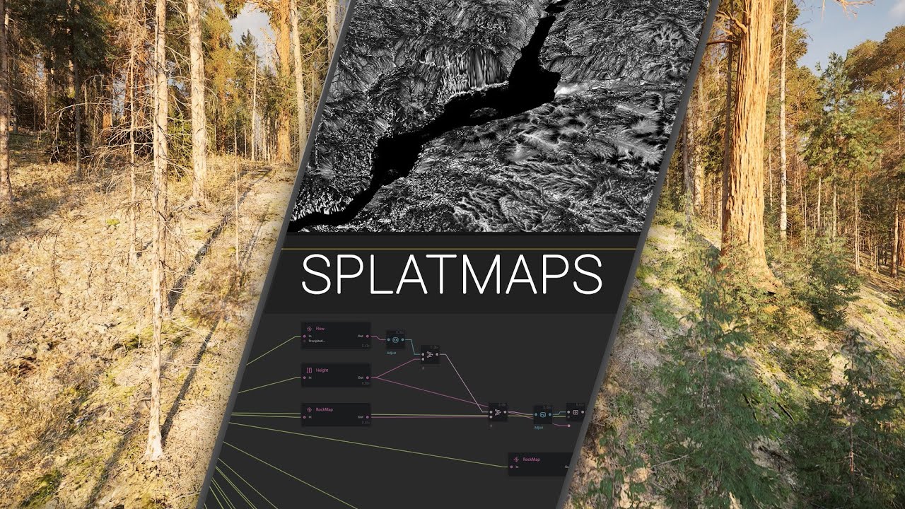 How I made Splatmaps - Unreal Engine 5 to Gaea and back workflow