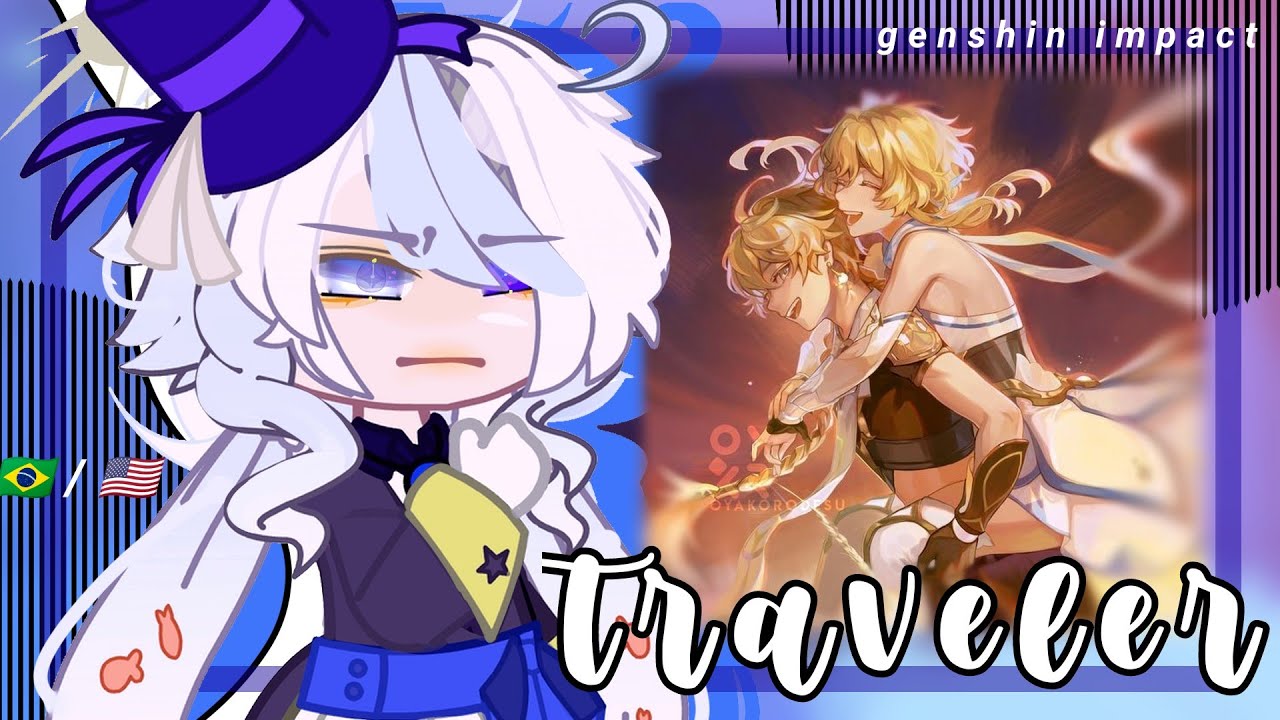 •|Fontaine ( Genshin Impact ) react to traveler|•// Male MC // Gacha club 🇧🇷/🇺🇸