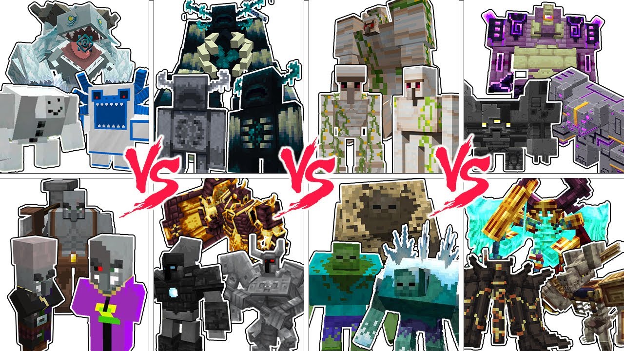 Can Any Boss Team Survive This Tournament? in Minecraft Mob Battle