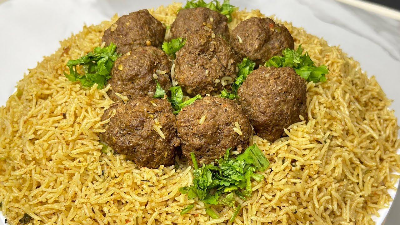 Meatballs & Biryani | Meatball Biryani | Very Delicious & Easy | بزیانی کوفته😋