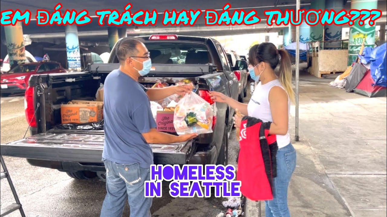 NGƯỜI VIỆT VÔ GIA CƯ Ở MỸ/EM GÁI TRẺ VIỆT NAM VÔ GIA CƯ/HOMELESS IN SEATTLE
