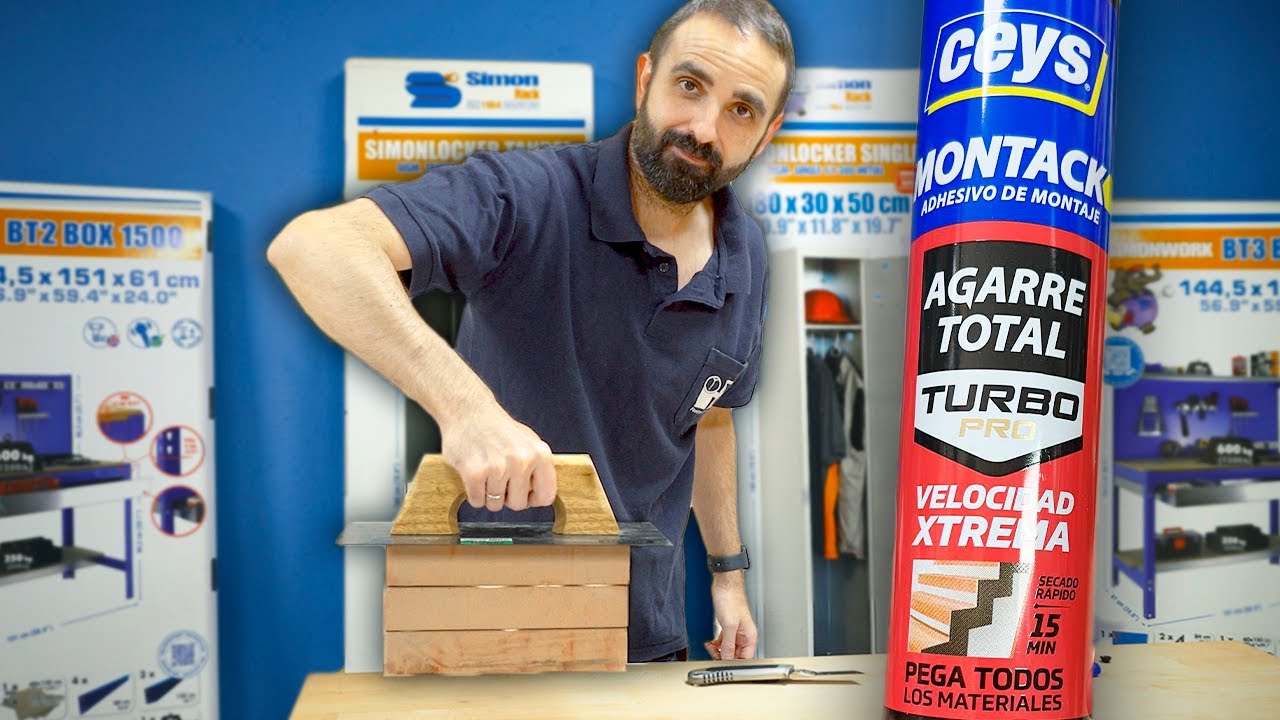 EL MEJOR ADHESIVO para TODOS LOS MATERIALES | Ceys Montack Agarre Total Turbo