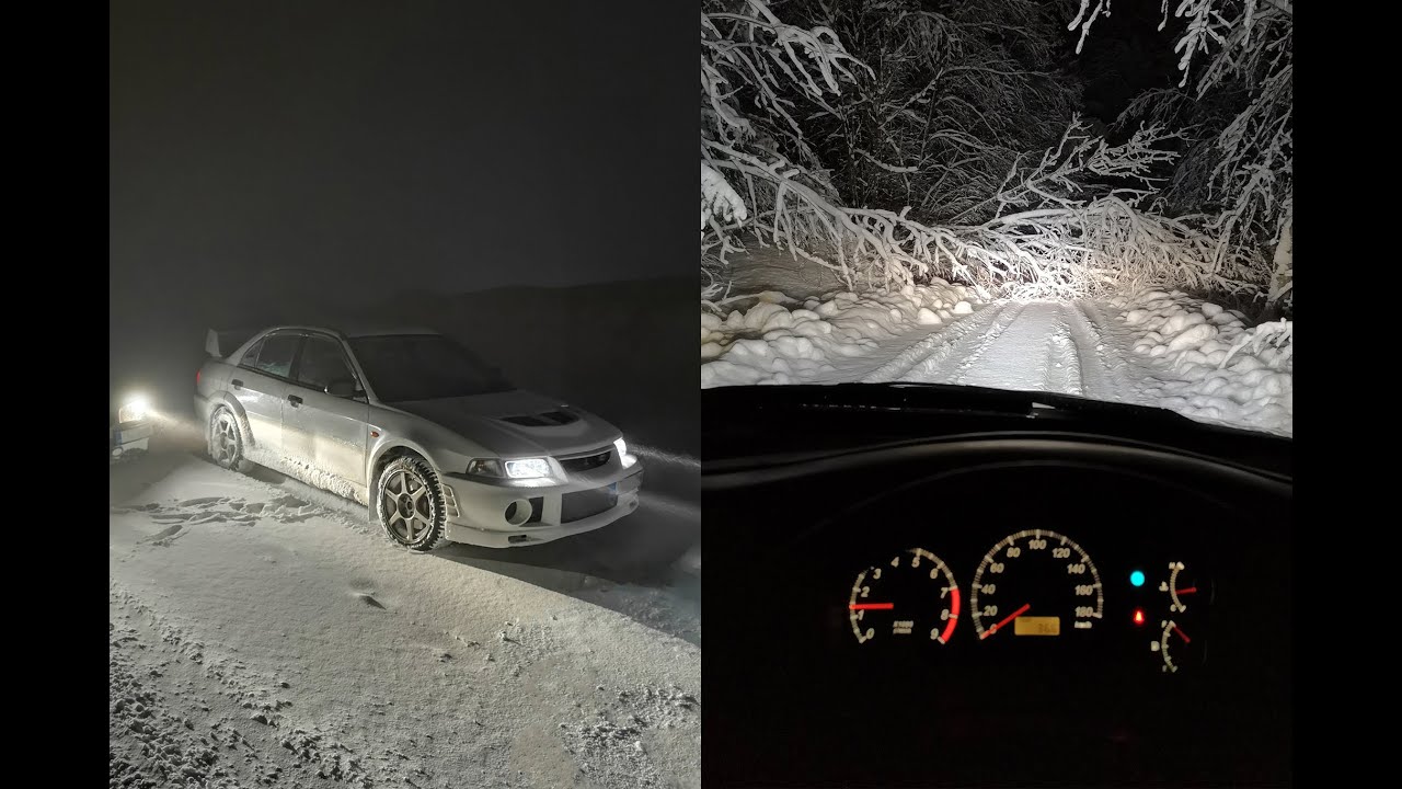 1999 Mitsubishi Lancer EVO VI RS / POV / Snow Drift Fun Winter - HM