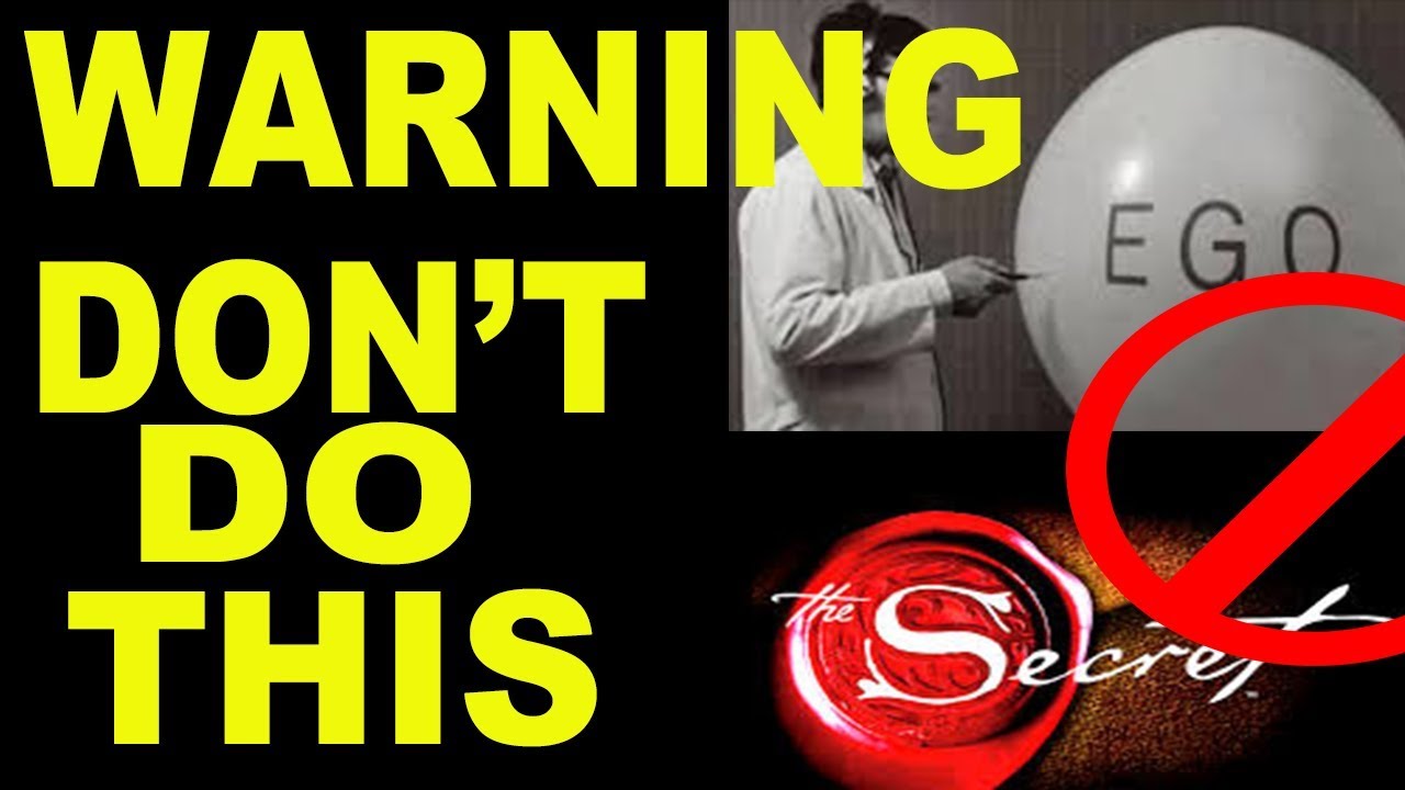 3 DANGERS of Manifesting from the EGO WARNING DON'T DO THIS