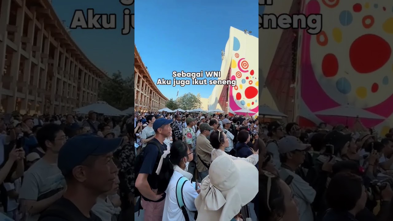 Nusantara menggema di osaka jepang acara expo 2025 #trending #budayaindonesia #thresonanzcc