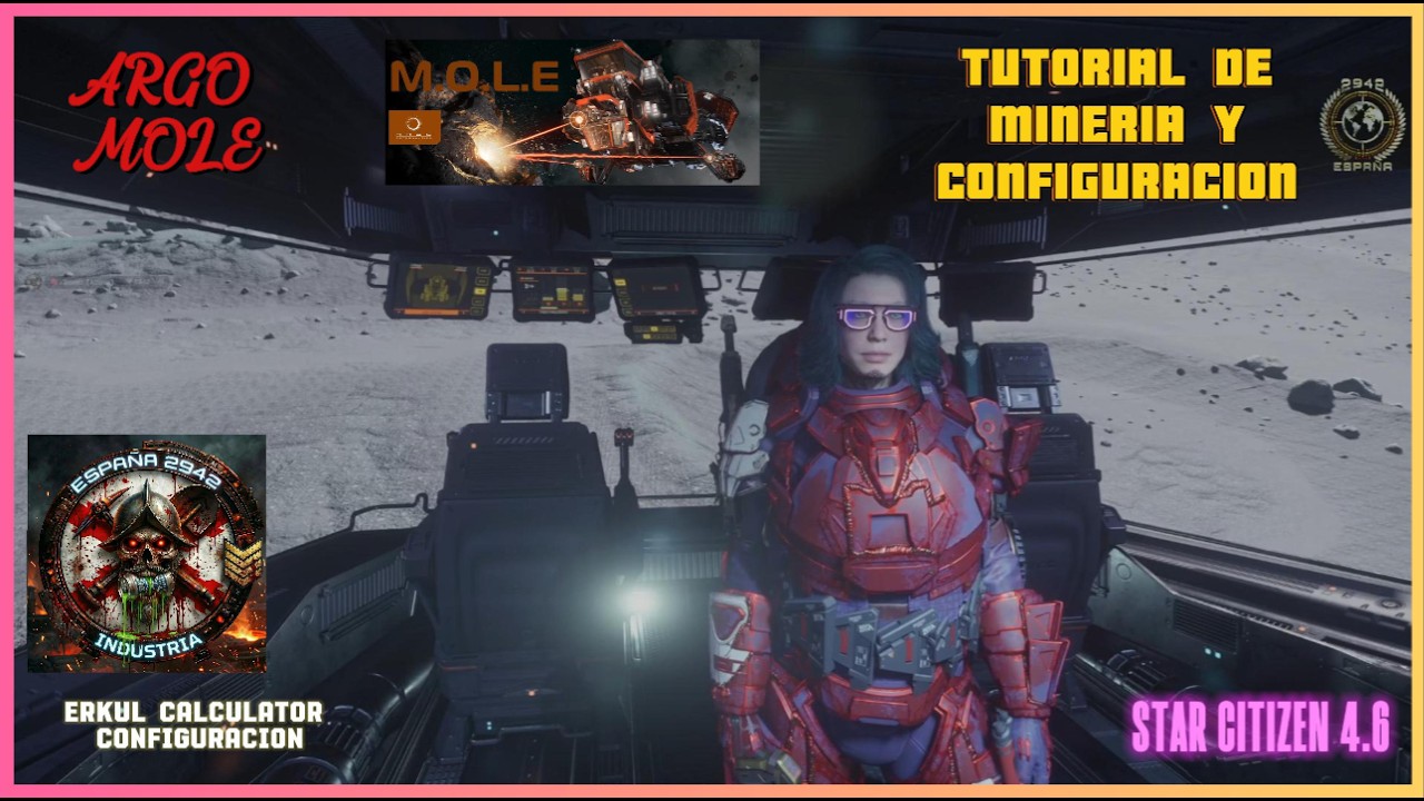 Guia TUTORIAL MINERIA  🏭100% MOLE 🚀 Configuración 2026 Star citizen 4.6 ! 😎🚬.