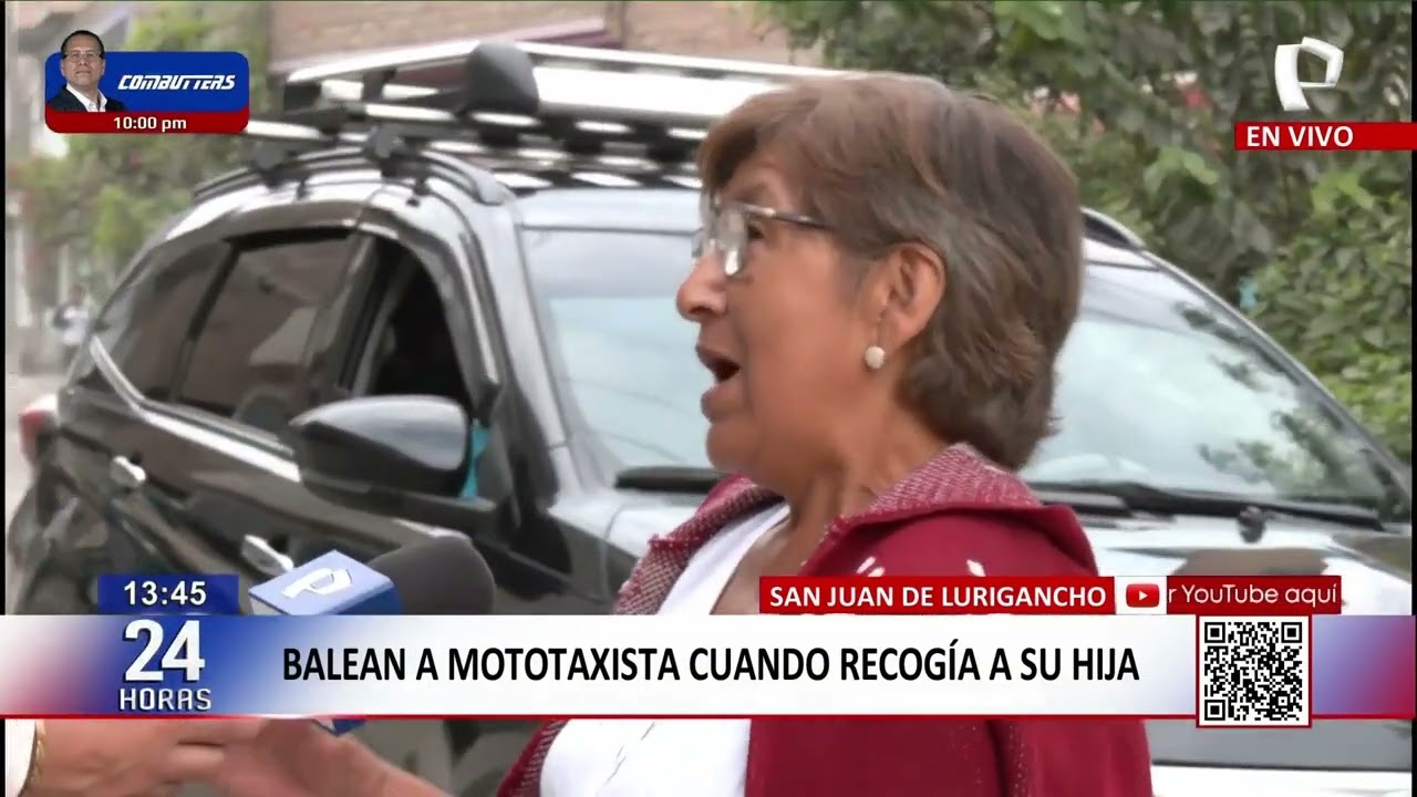 SJL: balean a mototaxista cuando recogía a su hija
