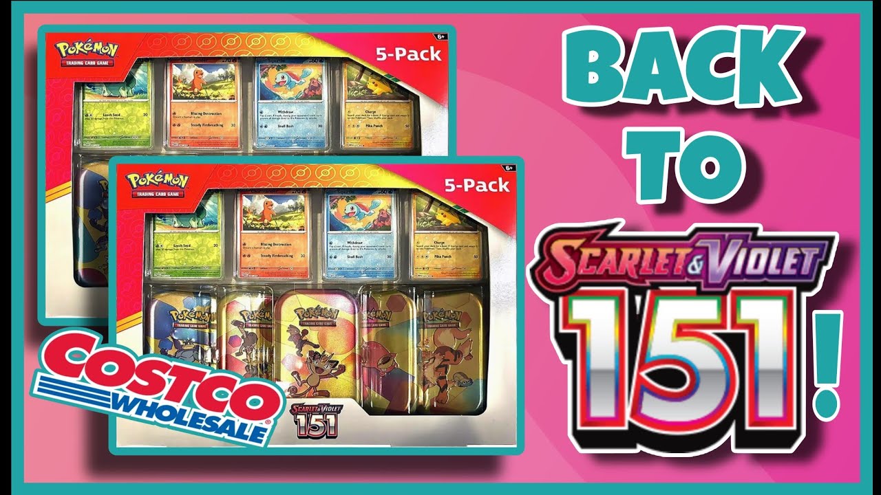 Testing my luck with MORE Pokemon 151! This time Costco 5 Pack Mini Tin Collections!