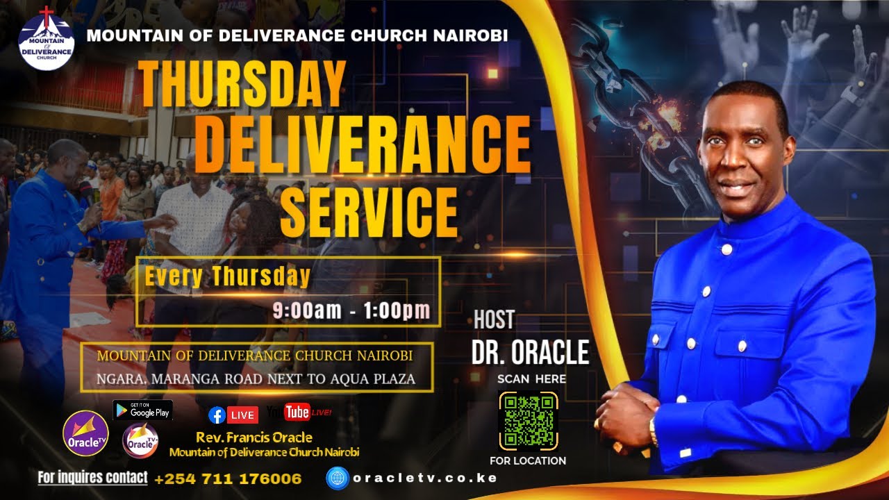 THURSDAY DELIVERANCE SERVICE WITH DR. ORACLE