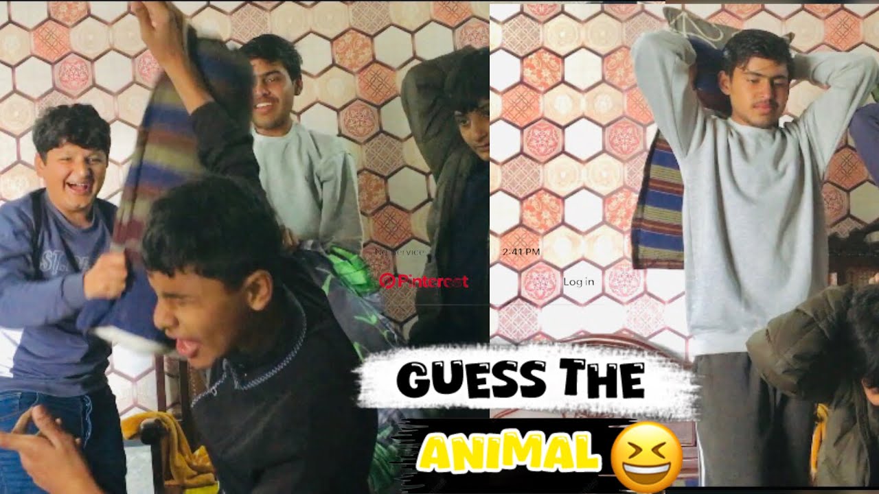 Guess the animal Name in 5seconds😆Azam or Adil ki fight hogi😡