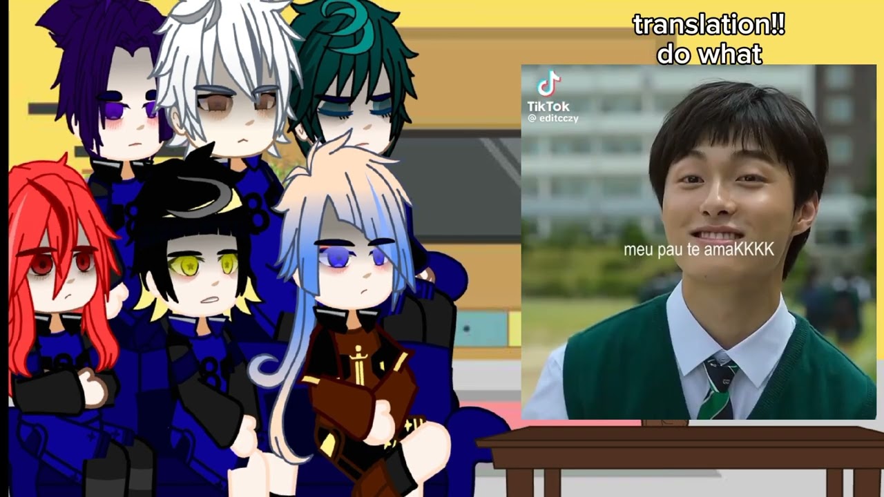 blue lock + kaiser react to isagi as cheong-san!! |credits: me? NO PART 2|