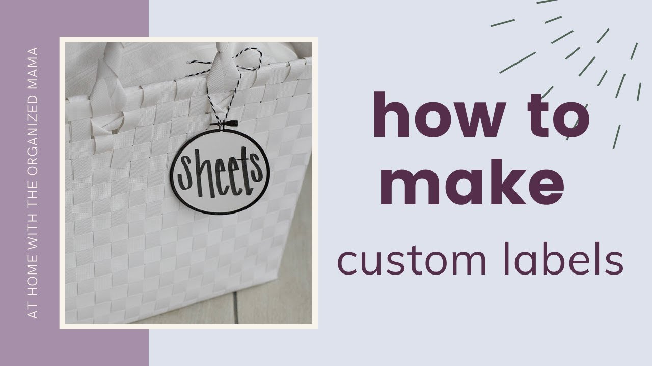 Custom Labels With Xyron Creative Station