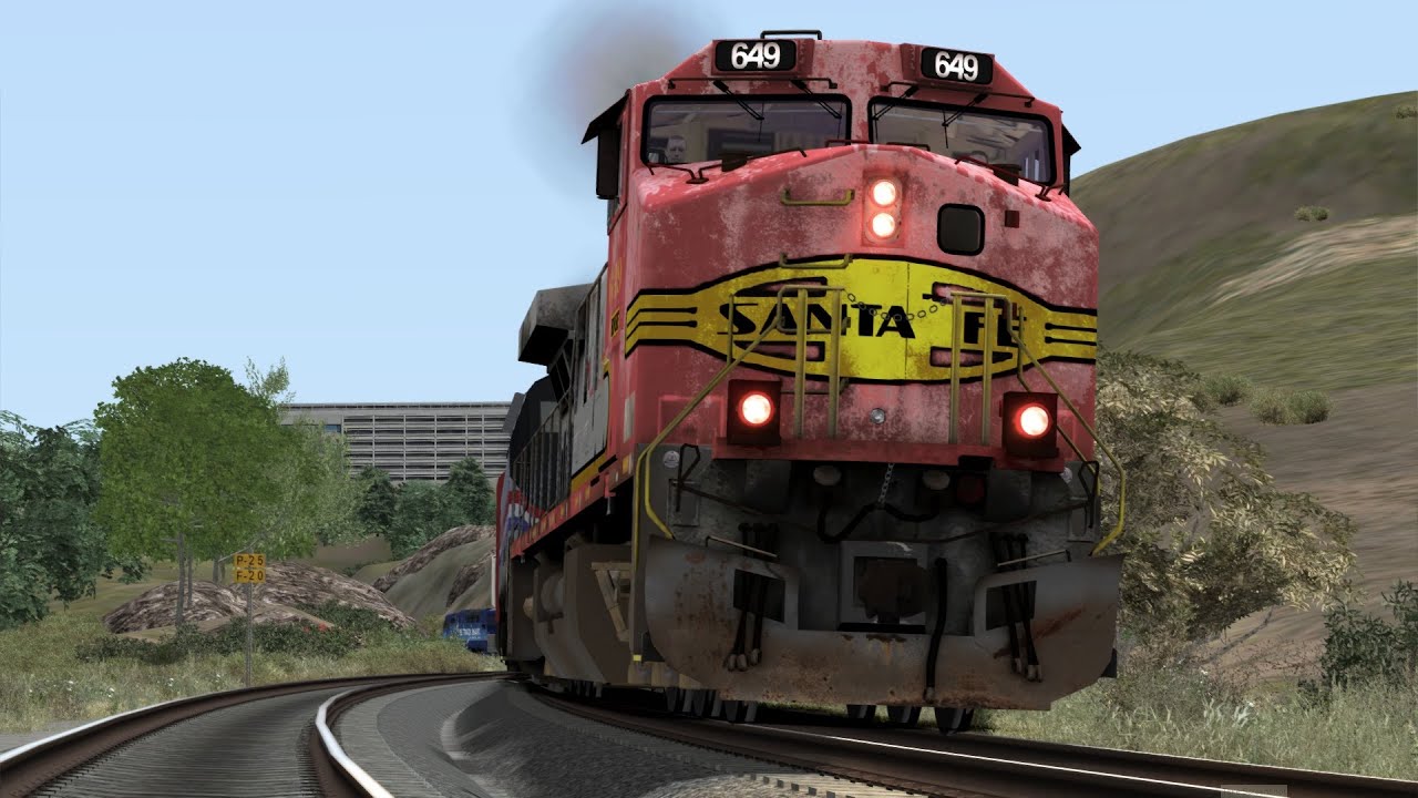 Chasing Amtrak F59PHI 457, P42 145, and ATSF Warbonnet 649
