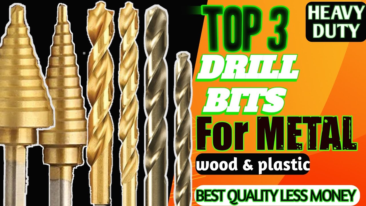 Top 3 titanium or cobalt drill bit for metal | Review 2023 |