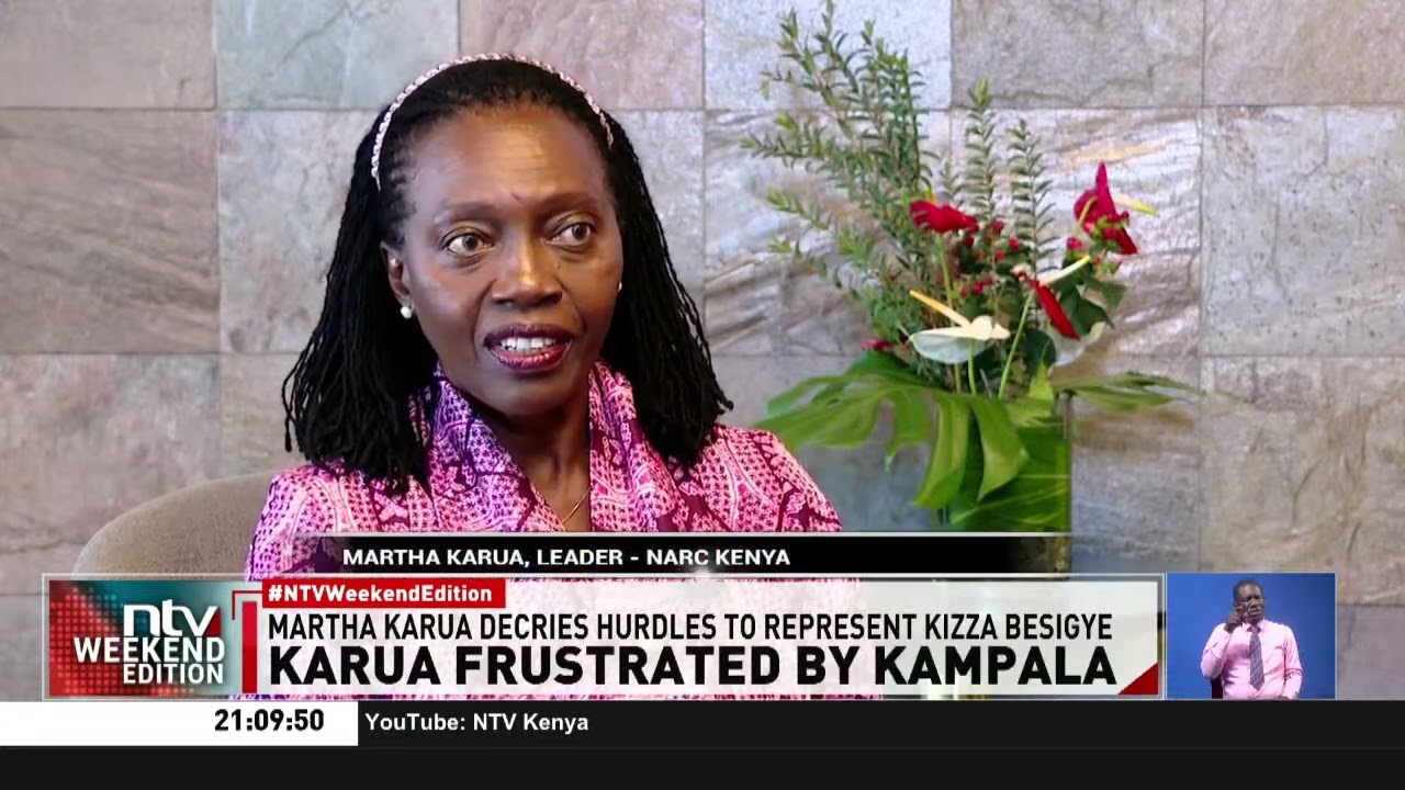Karua, frustrated in Uganda, and waiting for her temporary practicing license to defend Besigye