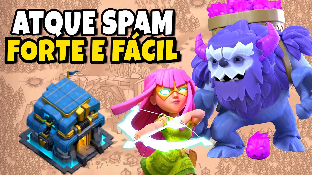 ATAQUE MUITO APELÃO E SIMPLES DE USAR NO CV12 | Clash Of Clans