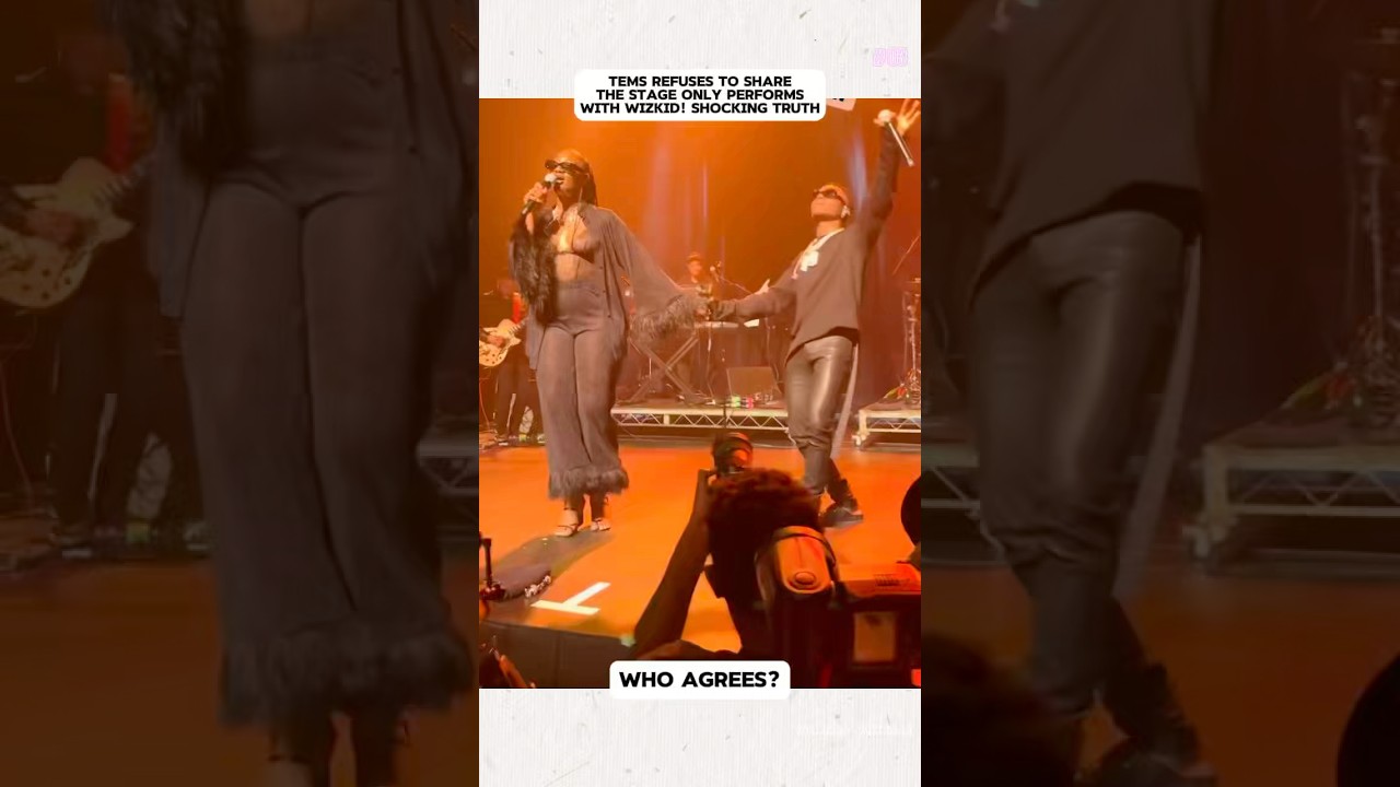 Wizkid Brings Out Tems for &lsquo;Essence&rsquo; &mdash; Crowd Goes WILD #tems #wizkid #shorts