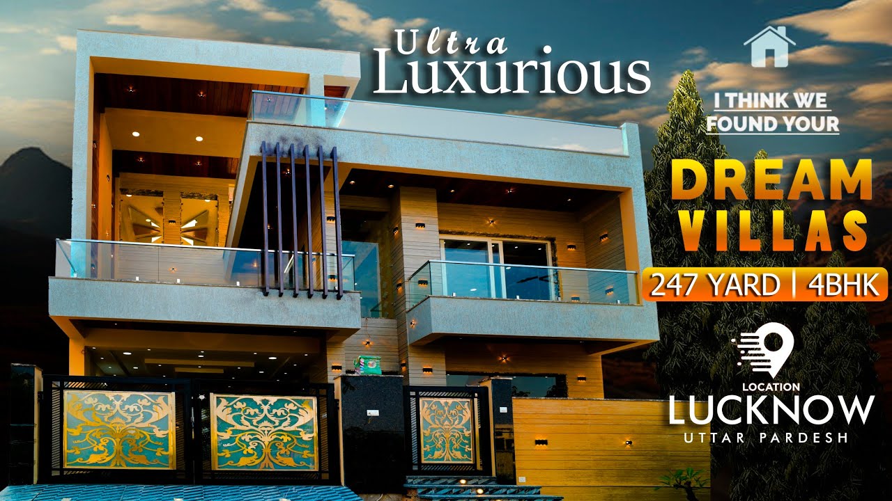 4 BHK Luxurious villa sale in lucknow/लखनऊ की संपत्ति बिक्री के लिए @quickhomeproperties 9235293364