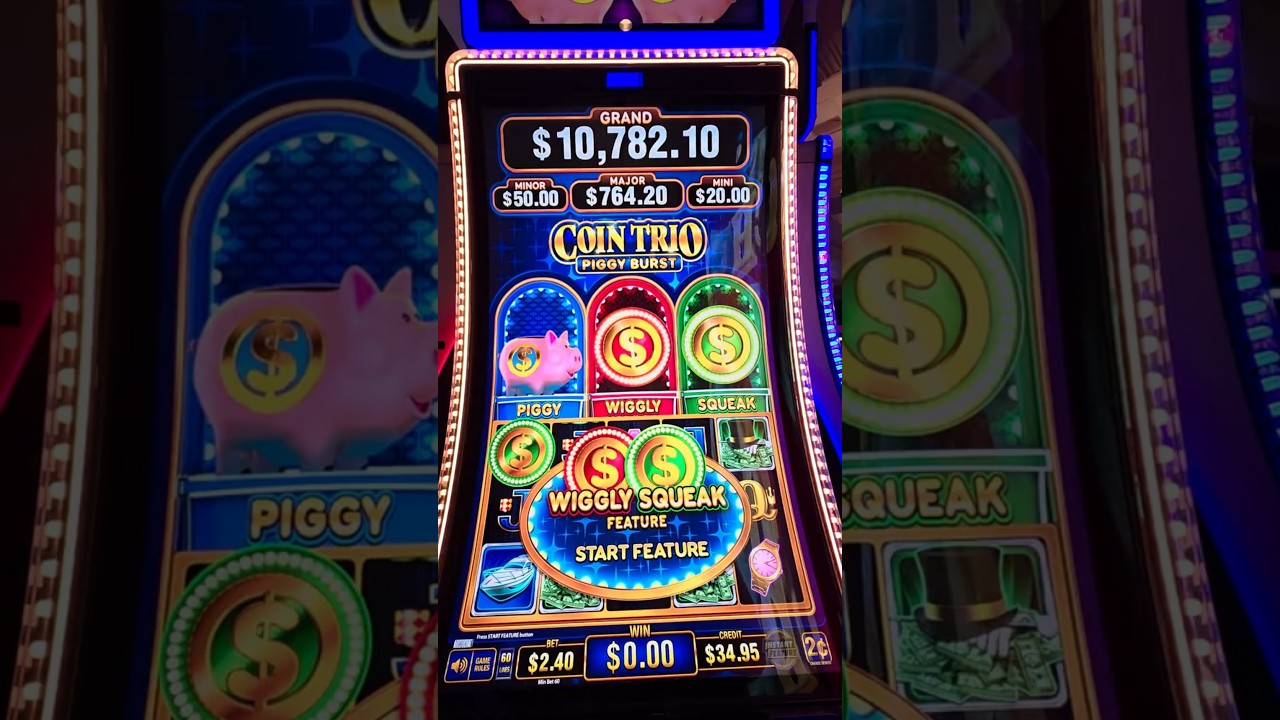 Piggy DOUBLE POP BONUS On Coin Trio!  