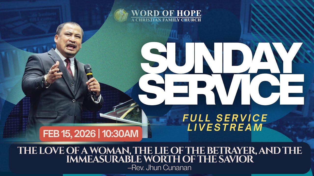 𝟏𝟎:𝟑𝟎𝐀𝐌 𝐒𝐔𝐍𝐃𝐀𝐘 𝐒𝐄𝐑𝐕𝐈𝐂𝐄 (𝟎𝟐/𝟏𝟓/𝟐𝟎𝟐𝟔)