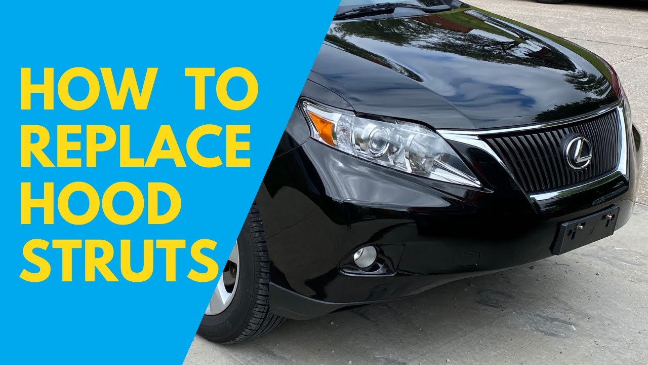 Как заменить стойки капота на Lexus RX 350 2010-2015 | СЭКОНОМЬТЕ $$$