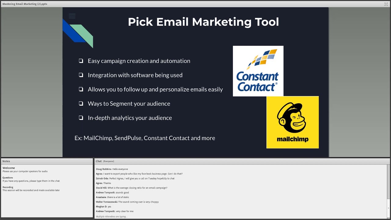 Webinar: Mastering Email Marketing