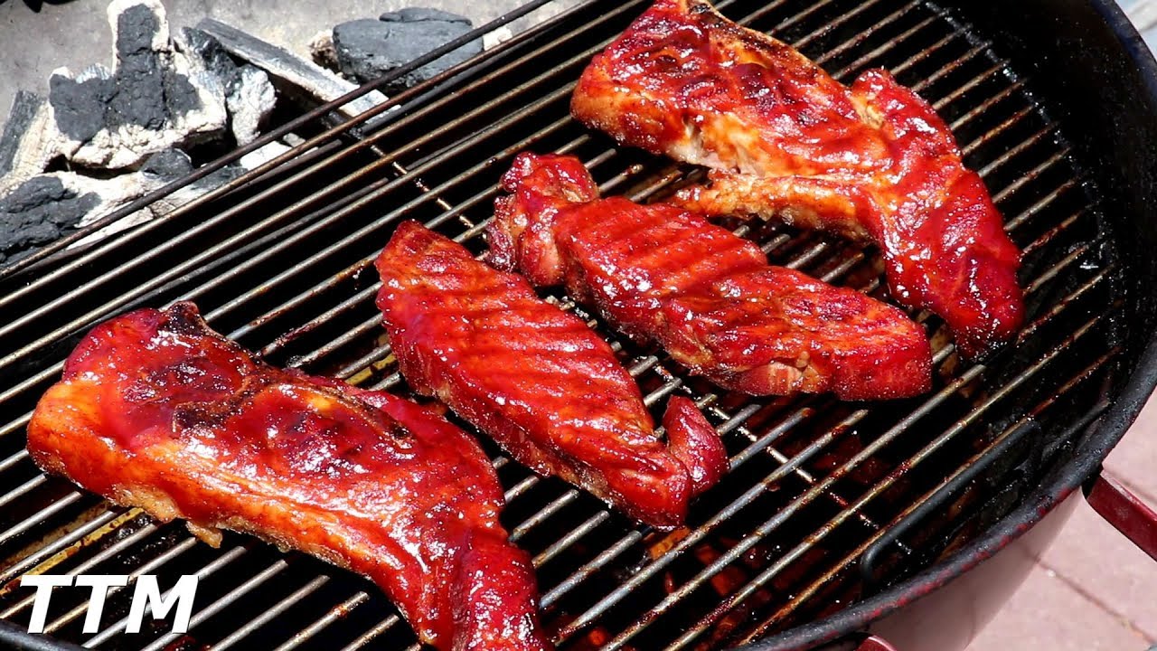 Country Style Pork Ribs on the Weber Kettle~Easy Cooking