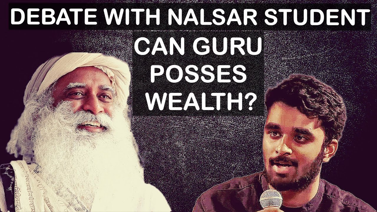 What's wrong with spiritual gurus being rich? - Sadhguru answers Nalsar student