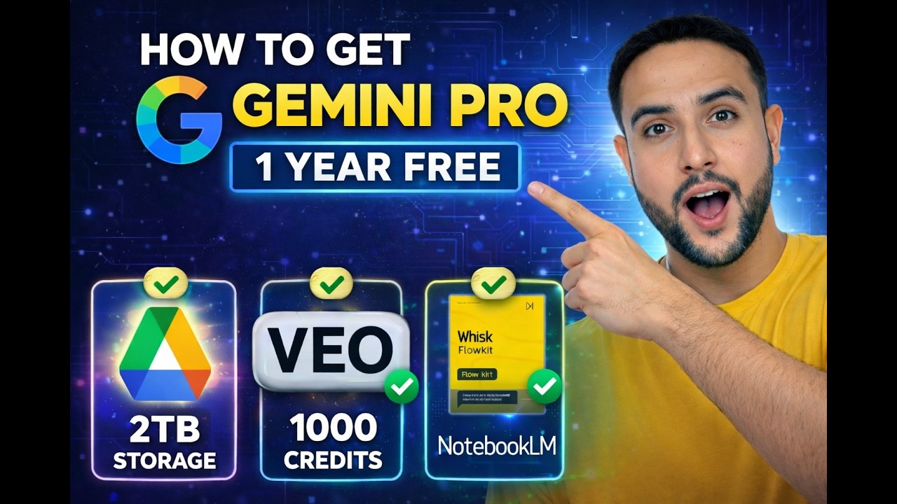 Get Gemini Advanced & 2TB Storage FREE | Official Google Student Trial 2026