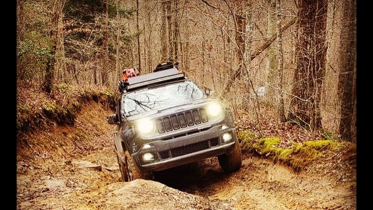 Jeep Renegade Nazgul and KYJROG  off-roading at Kentucky Adventure Tour (KAT) Jan 2020