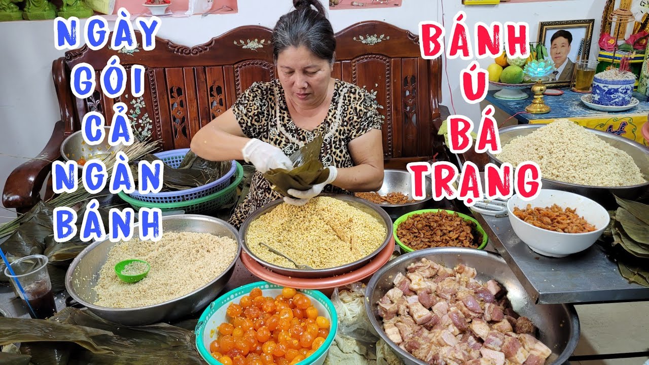 Gia Đình Cô Lan Tất Bật Gói Cả Ngàn Cái Bánh Ú Bá Trạng Phục Vụ Tết Đoan Ngộ Khu Người Hoa Sài Gòn.