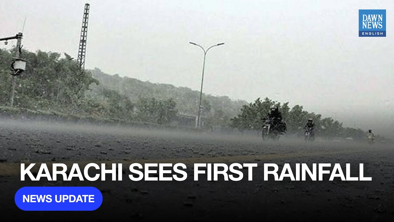 Karachi Sees First Rainfall After Months | Relief & Chaos as Monsoon Hits Sindh | Dawn News English